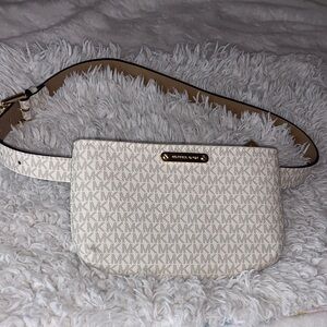 Michael Kors Beige/Cream Belt Bag